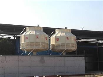 逆流式圓形冷卻塔工作原理的體現